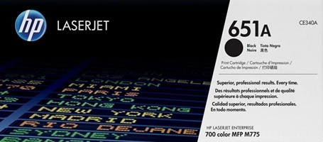 Cartouche toner originale 651A Black HP