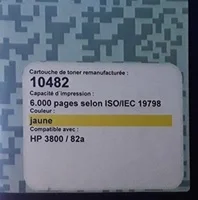 Cartouche toner remanufacturée compatible avec imprimante HP